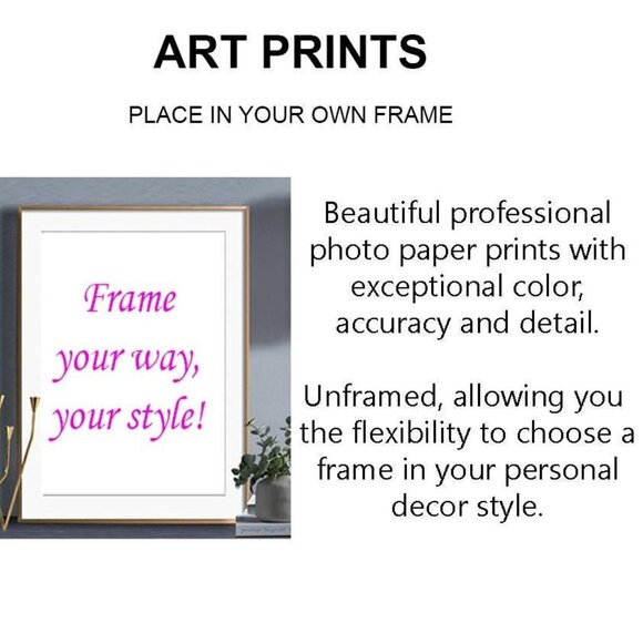 Colorful Art Prints,Giclee Prints, Abstract Art, Wall Art, Frame Yourself - Picture 2 of 3